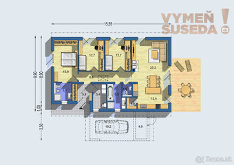 VYMEŇ SUSEDA - VÝNIMOČNÝ 4 IZB. RD - NOVOSTAVBA, HRUBÁ BORŠ - 8