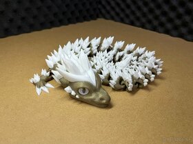 Flexibilný kryštálový drak 3D tlač - 8