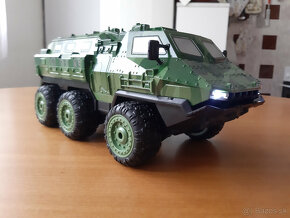 Nové RC auto Military Armádní Transportér 6x6 2ks Baterii - 8