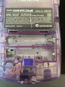 GameBoy Color Clear Purple IPS displej - 8