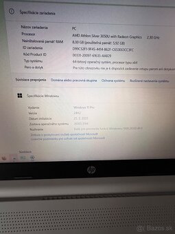 Notebook HP  15e , windows 11 pro - 8