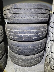 Plechové disky 5x130 + letné pneu 195/70r15c - 8