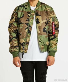 Alpha Industries bunda bombera Camo Bomber velkosť XS (S) - 8