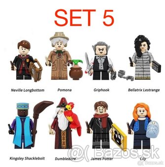 Rôzne figúrky Harry Potter (8ks) typ lego - nove - 8