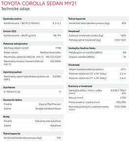 Toyota Corolla Sedan 1,8 Hybrid Comfort Style Tech - 8