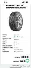 Zimné pneumatiky XL NOKIAN Tyres WR Snowprof 225/45 R18... - 8