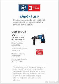 Aku vrtacie kladivo Bosch GBH 18V-28 DC - 8