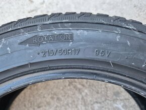 215/50 r17 zimné 4 ks MICHELIN dezén 7-5 mm - 8