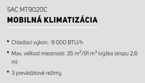 Klimatizácia Sencor SAC MT9020C - 8