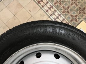 165/70 R14 Kompletné obuté vyvážené letné kolesá Peugeot - 8