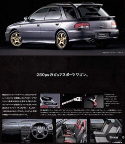 Subaru Impreza STi Wagon Combi JDM 1999, krásne, ČR ŠPZ. - 8