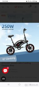 Skladaci ebike DYU D3F - 8