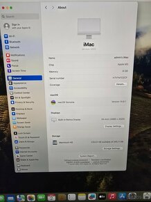 iMac 24" M3 8GB/256GB - 8