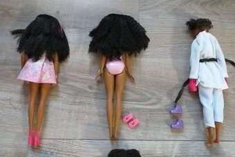 Nehrané bábiky Barbie černošky originál Mattel - 8