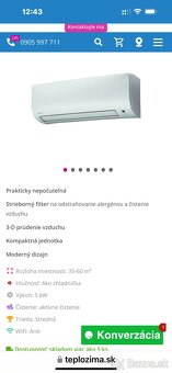 Predam Nastenu investorovu Klimatizaciu Daikin Rx50G3V1B výk - 8