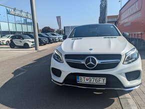 GLE Coupe 350d AMG folia biela Perlet. Orig Cierna Metaliza - 8