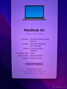 MacBook Air, 2018, 13 palcový - 8