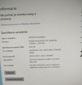 Lenovo / Intel G4560 / 8GB RAM / 500GB HDD - 8