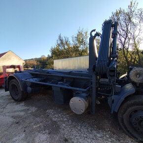 DAF 65.210 hakový nosič + hydraulická ruka 4T+ vidly - 8