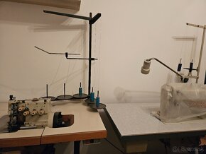 Priemyselný overlock + šijací stroj - 8