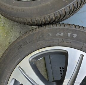 zimná sada Mercedes 5x112 BFGoodrich 225/55 R17 DOT3422 - 8