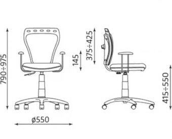 Detská kancelárska stolička Ministyle - 8