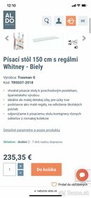 Detská písací izba stôl, stilička, luster, police…. - 8