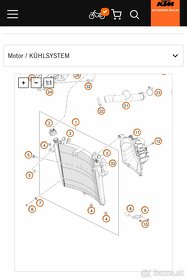 ktm superduke 1290r 3.0 2020 vyššie nový vodný chladič - 8