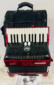 Predám akordeón Hohner Bravo II 48 basový - 8