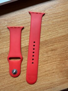 Apple Watch 44/45/46mm RED Sport Band remienok S/M/L - 8