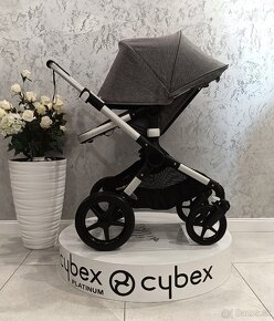 TROJKOMBINÁCIA BUGABOO FOX ALU MELANGE BLACK - 8