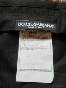 Luxusný svadobný oblek smoking Dolce & Gabbana Made in Italy - 8
