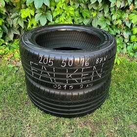 205/50 r16 letné jazdené pneumatiky 2 + 2 kusy - 8