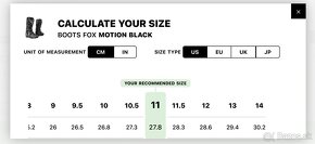 Fox motion klbove cizmy black 45 - 8