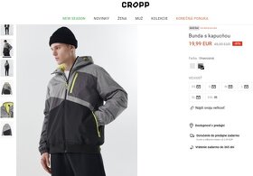 Bunda/vetrovka s kapucňou CROPP veľ. XXL - 8