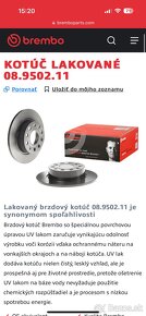 Zadné brzdové kotúče značky Brembo - 8