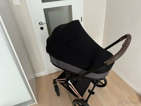 CYBEX PRIAM Lux Carry Cot SIMPLY FLOWERS Dream Grey - vaničk - 8