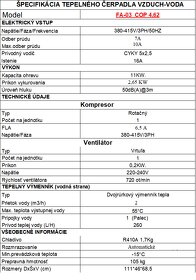 Tepelné čerpadlo Folansi 11KW - 8