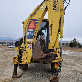 Traktorbager KOMATSU WB 97S( JOYSTICK 2007 - 8