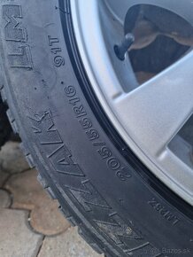 Predám hliníkové disky BMW s pneu 205/55 r16 - 8