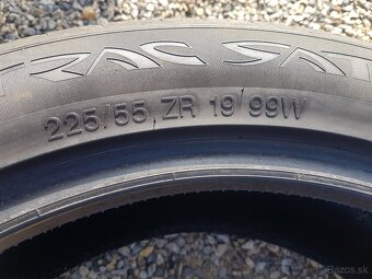 225/55 r19 letné pneumatiky 4ks Vredestein DOT2020 - 8