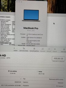 Macbook Pro 2019 16" 2,4GHz 64GB RAM 8GB 5600M 512GB SSD - 8