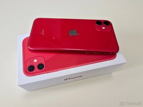 APPLE IPHONE 11 64GB RED ,Baterka 100% - 8