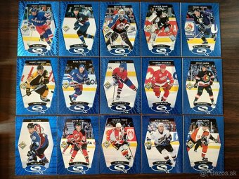 1998-99 Kompletny insert set SQ1-SQ30 Starquest Blue - 8