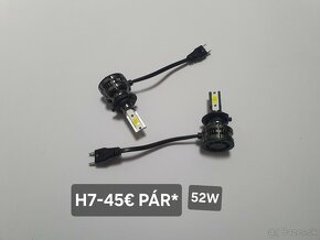 LED HB3, HB4 aj ine Led, Adaptery H7 - 8