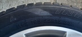 Hlinikove disky 4x108 r15 a pneu 195/55 r15 - 8