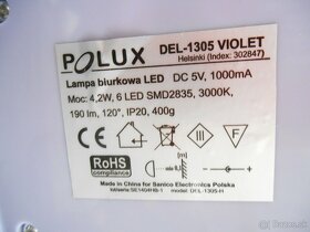 Led stolná lampa usb s boxom na perá - 8