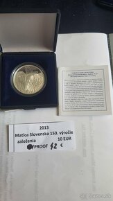 Slovenske strieborne proof mince 10 a 20 Euro - 8