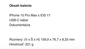 Apple IPhone 15 Pro Max 256 GB - 8