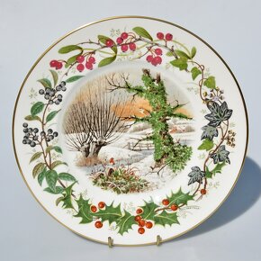 Sada 4 ks porcelánové taniere - 4 ročné obdobia - 8